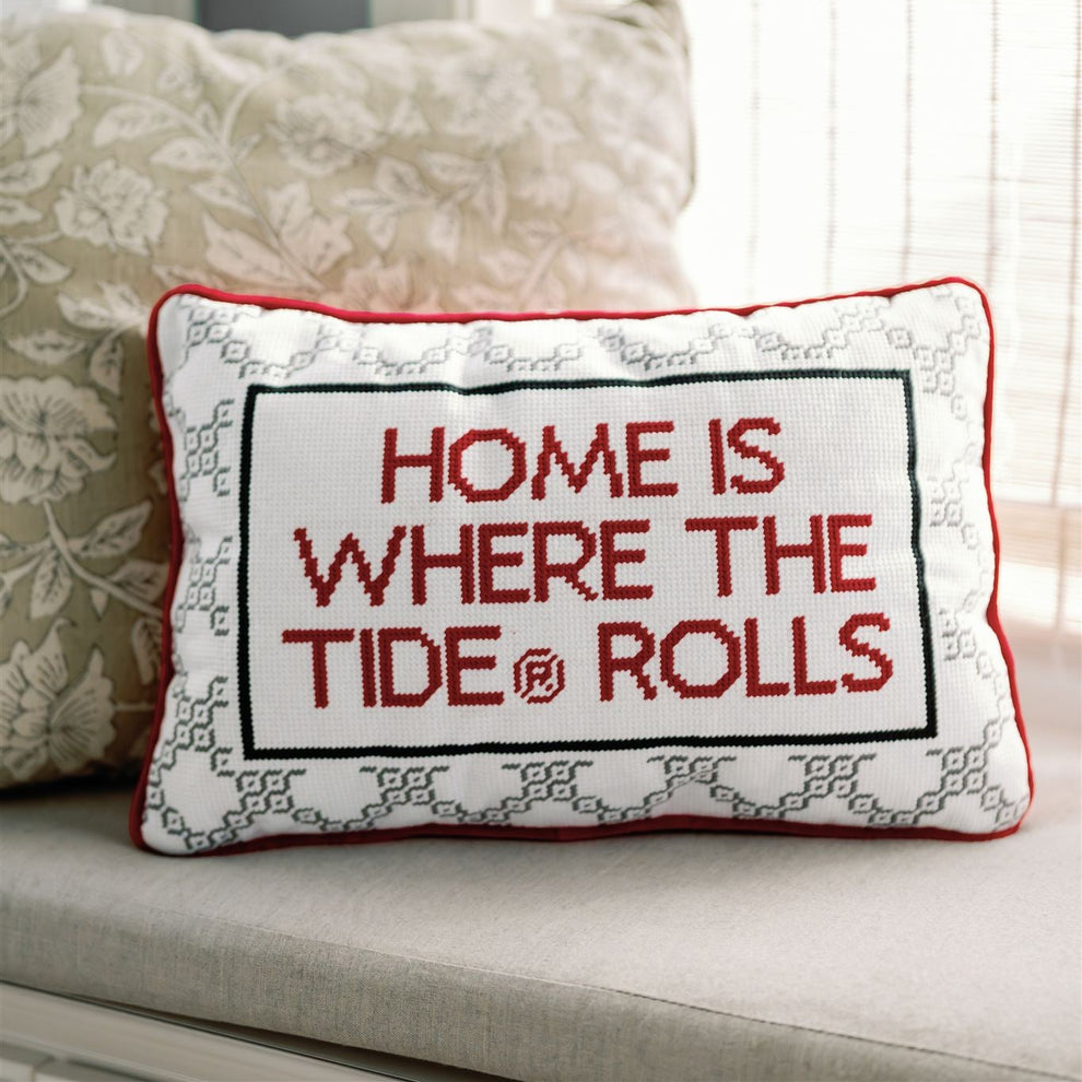 University of Alabama Needlepoint Pillow