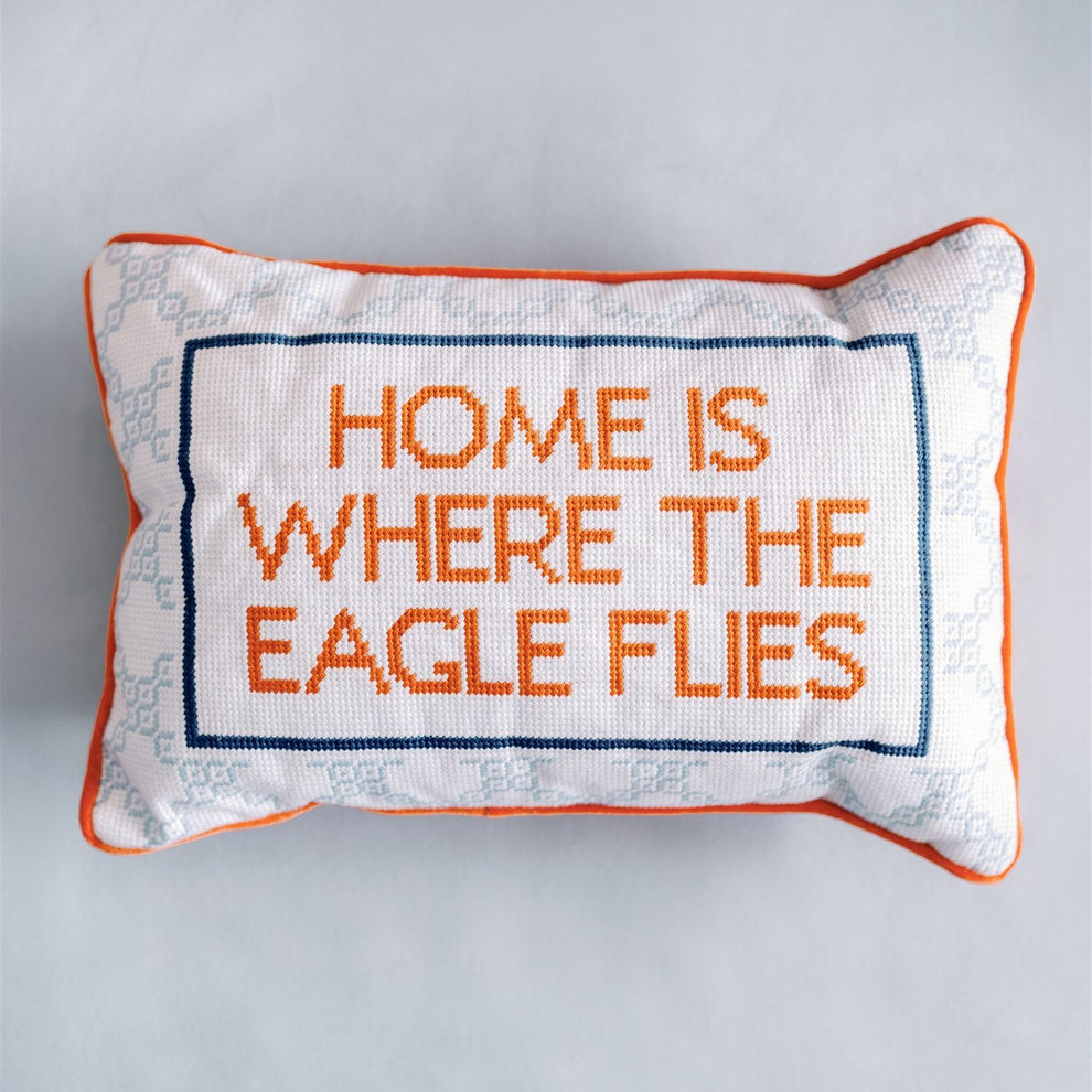Auburn Needlepoint Pillow