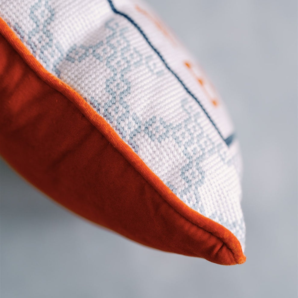 Auburn Needlepoint Pillow