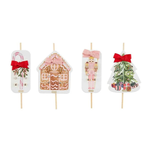 Christmas Picks and Sprays, Christmas Candy Ornaments, Lollipops,  Peppermint Decor, Christmas Craft Supplies, Wreath, Peppermint Pick -   Denmark