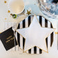 Blanc White Star Shaped Plates