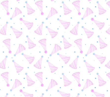 Beau Bottles Pastel Birthday Party Hats Bottle Wrap (La Marca Edition)