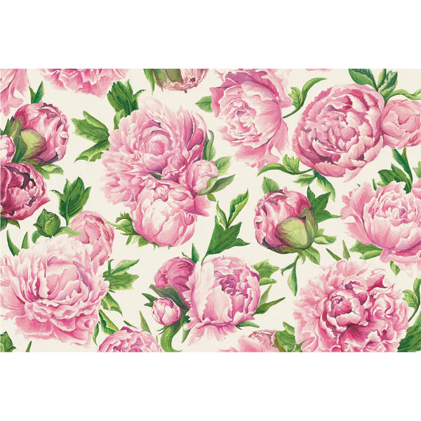 Peonies in Bloom Paper Placemants