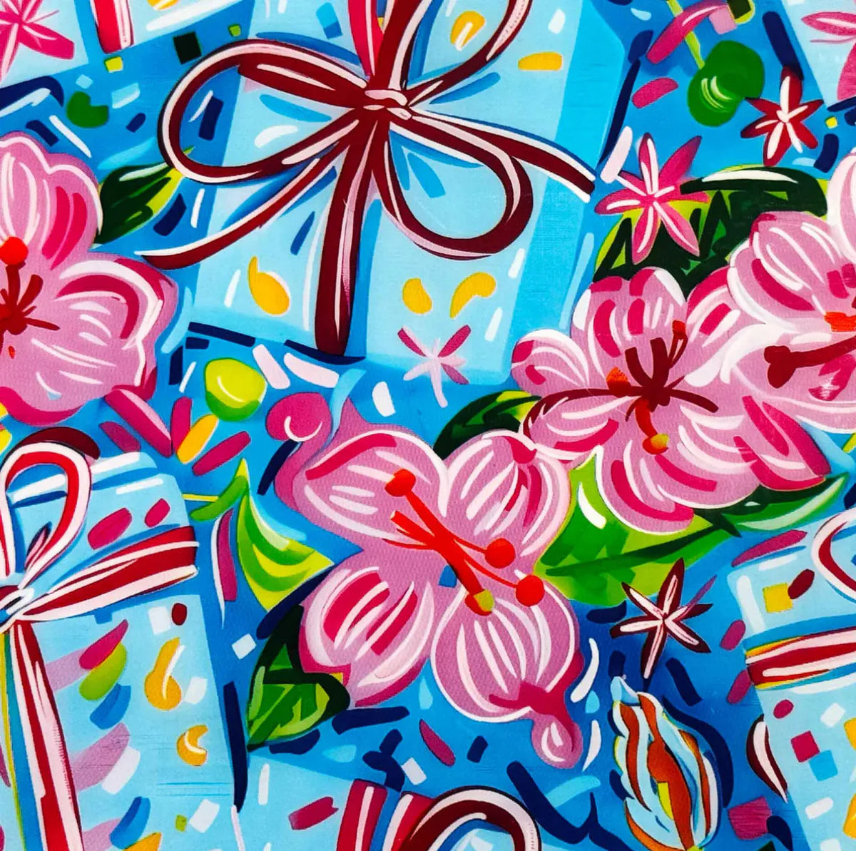 Beau Bottles Preppy Happy Birthday Brushed Presents Bottle Wrap (Veuve Edition)