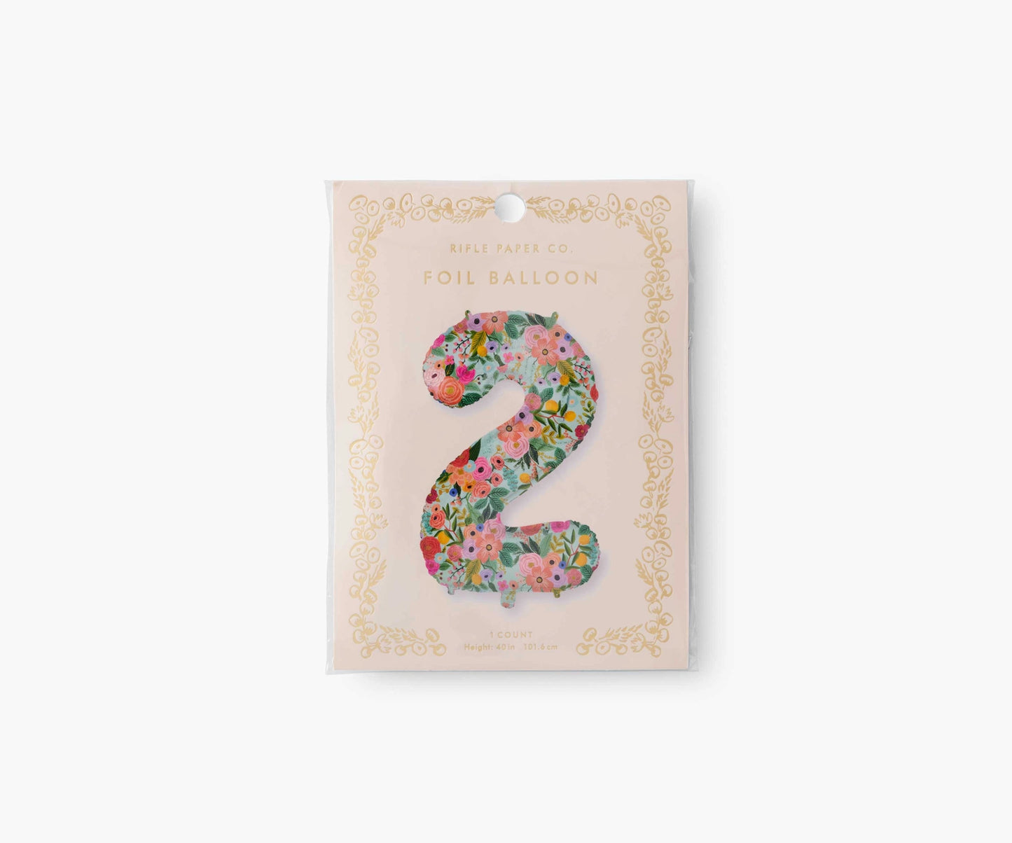 Garden Party Numbered Foil Balloon: 2