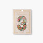 Garden Party Numbered Foil Balloon: 3