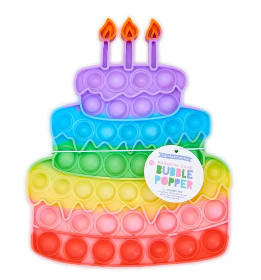 Rainbow Cake Bubble Popper