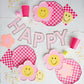 Pastel Pink Happy Birthday Signature Banner