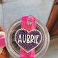 Custom Acrylic Scalloped Heart Stanley Topper