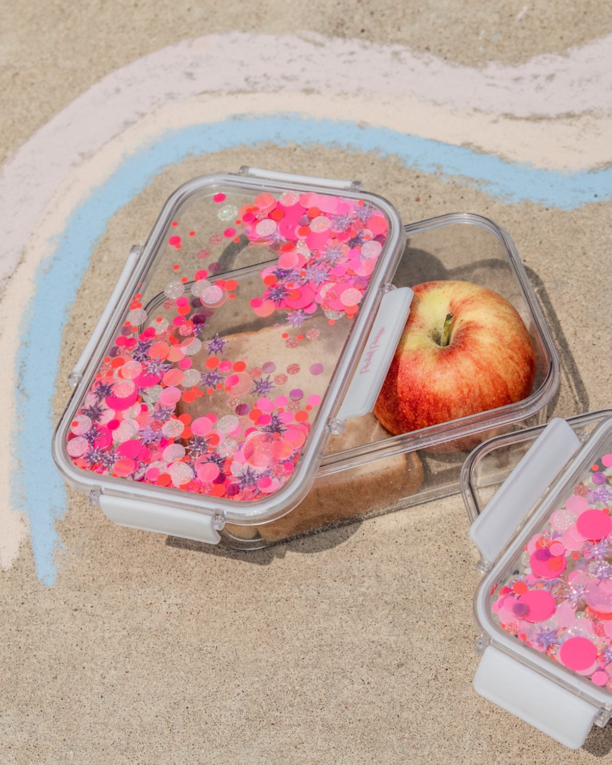 Sweet Tart Confetti Food Storage Containers (Set of Two) - Thumbnail 3