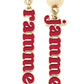 Alabama Crimson Tide Rammer Jammer Earrings