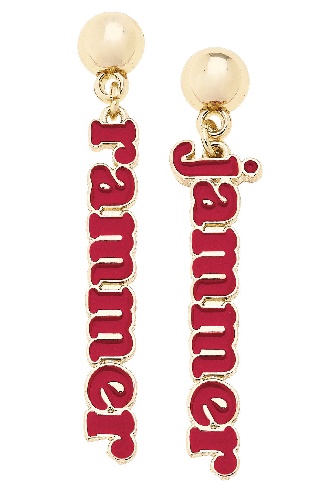 Alabama Crimson Tide Rammer Jammer Earrings