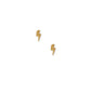 Lightening Bolt Screwback Stud Earrings