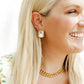Payton Pearl White 3mm Screwback Stud Earrings