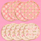 Palm Royale Plates Set (Double Pack of Two Sizes)