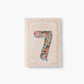 Garden Party Numbered Foil Balloon: 7