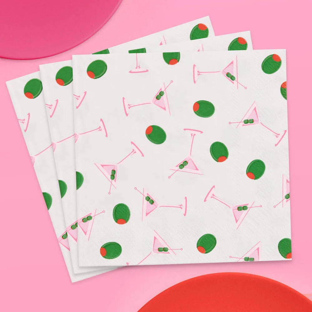 Martini Cocktail Napkins