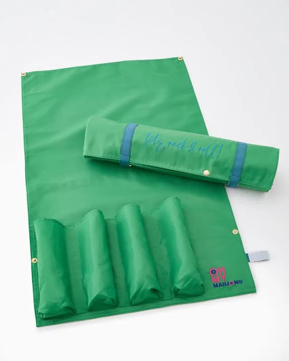 Kelly Green Let's Rack & Roll Mahjong Bag