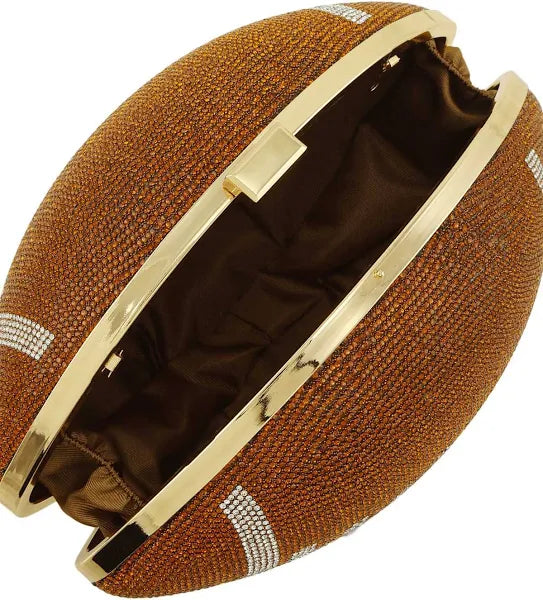 Rhinestone Football Purse