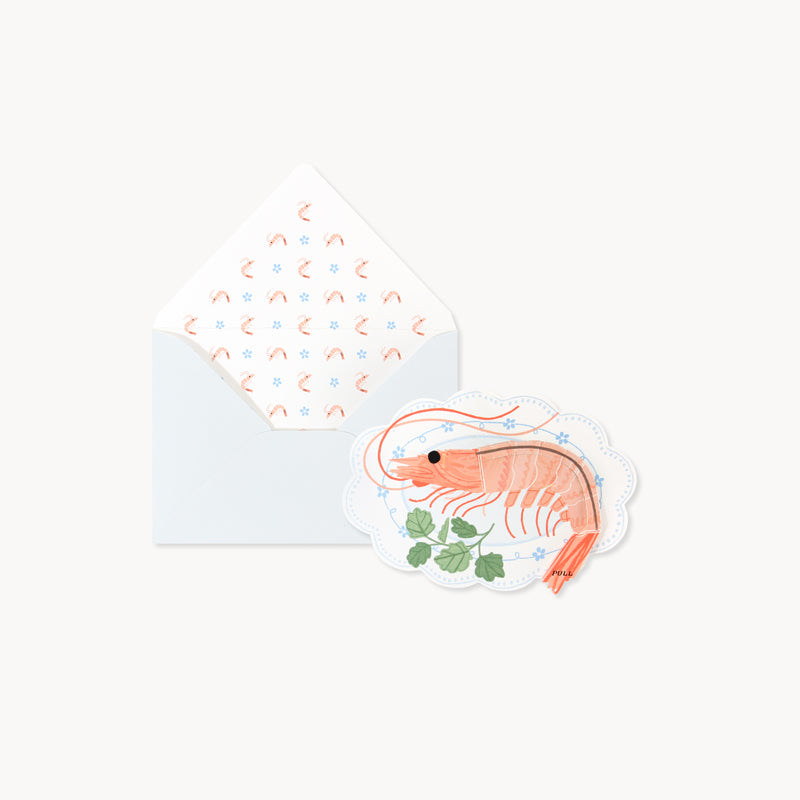 Interactive Enclosure Card: Shrimp