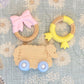 Pink Bow Teether