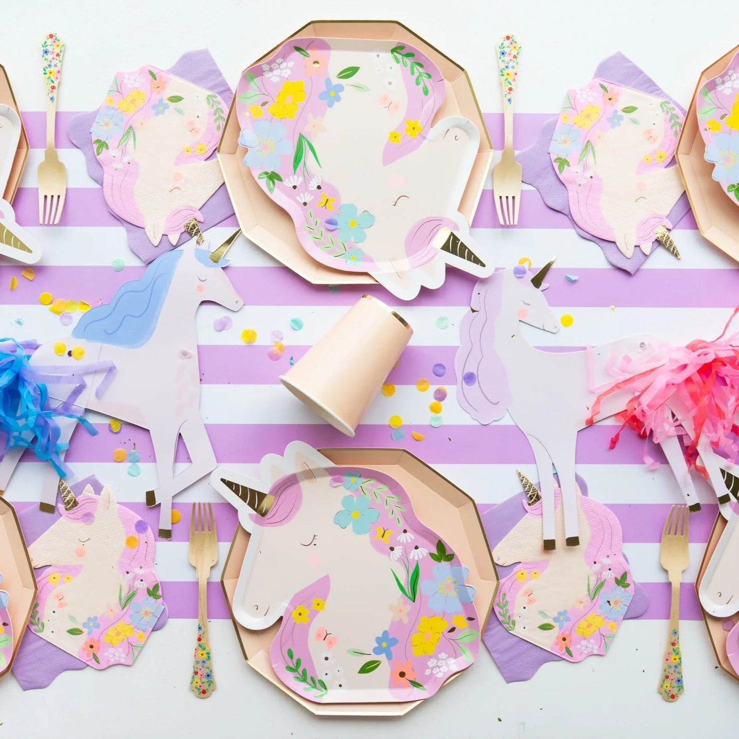 Le Lilac Signature Cabana Stripe Table Runner