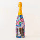 Preppy Happy Birthday Brushed Presents Bottle Wrap (Veuve Edition)