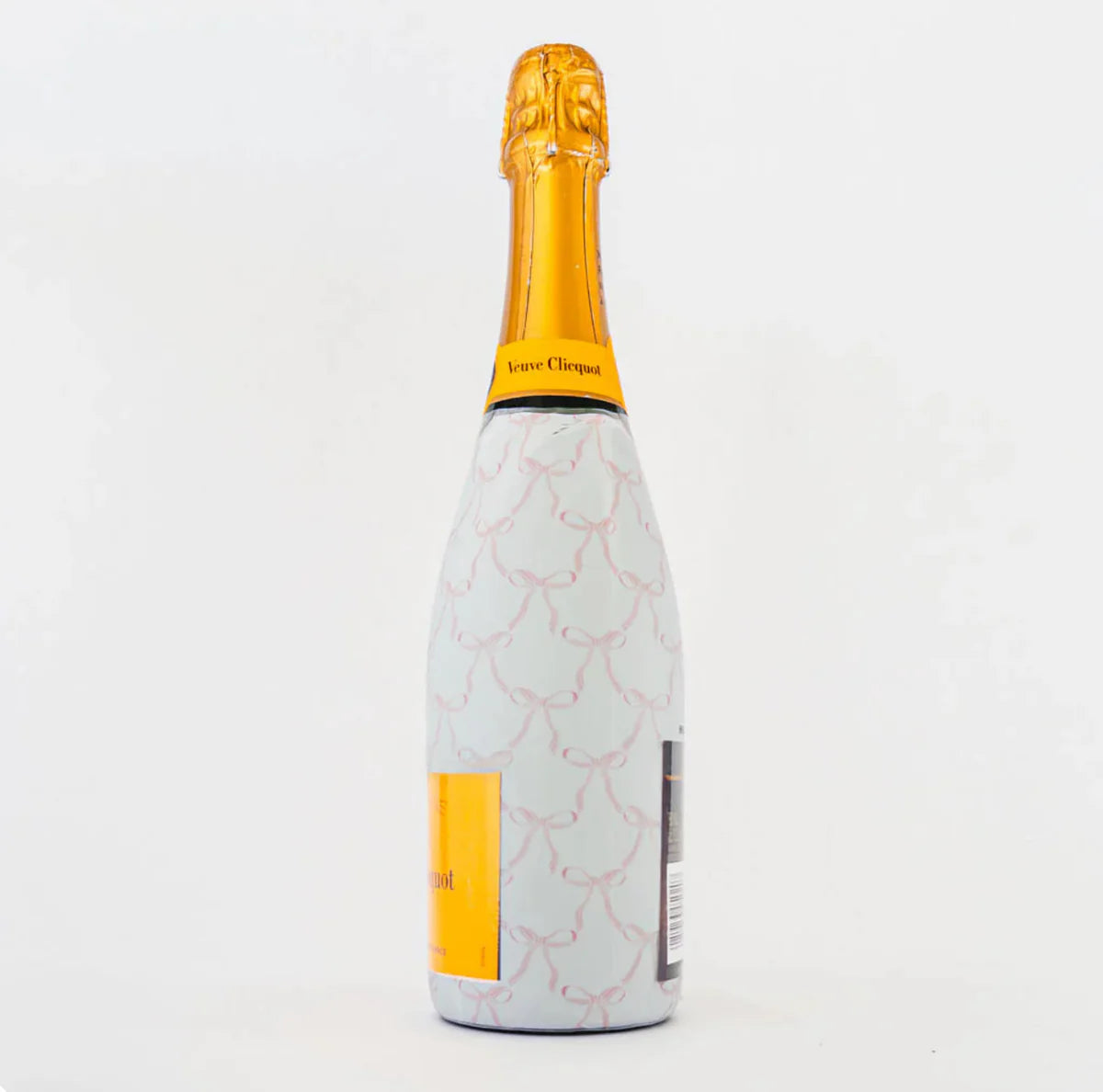 Beau Bottles Grandmillienial Pink Bows Bottle Wrap (Veuve Edition)