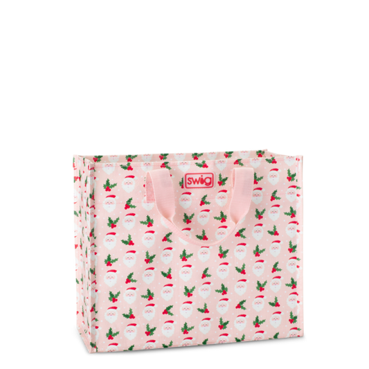 Holly Jolly Medium Reusable Gift Bag