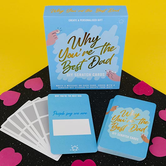 Reasons Why You're the Best Dad DIY Scratch Card Set