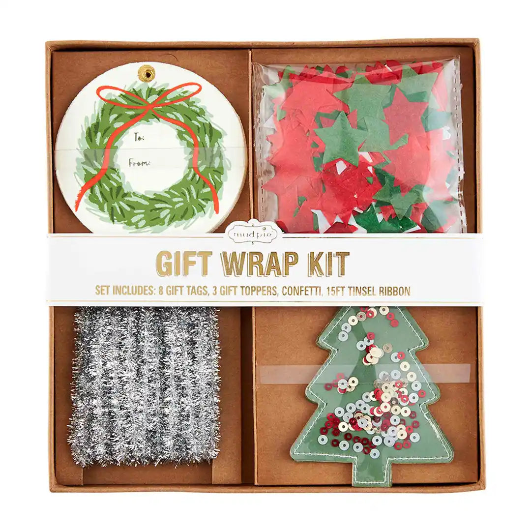 Gift Wrap Kit: Wreath