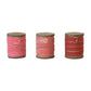 Velvet Ribbon on Wood Spool with Metallic Edges (Multiple Color Options)