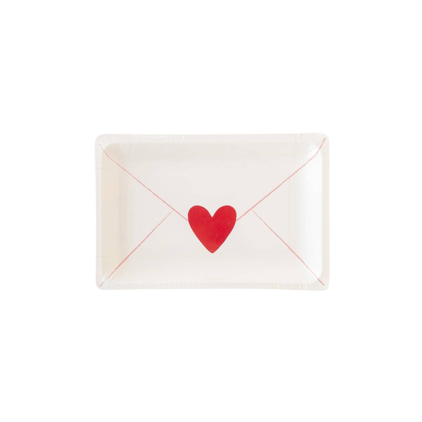 Love Letter Shaped Paper Plate