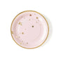 9" Plates: Baby Pink Star