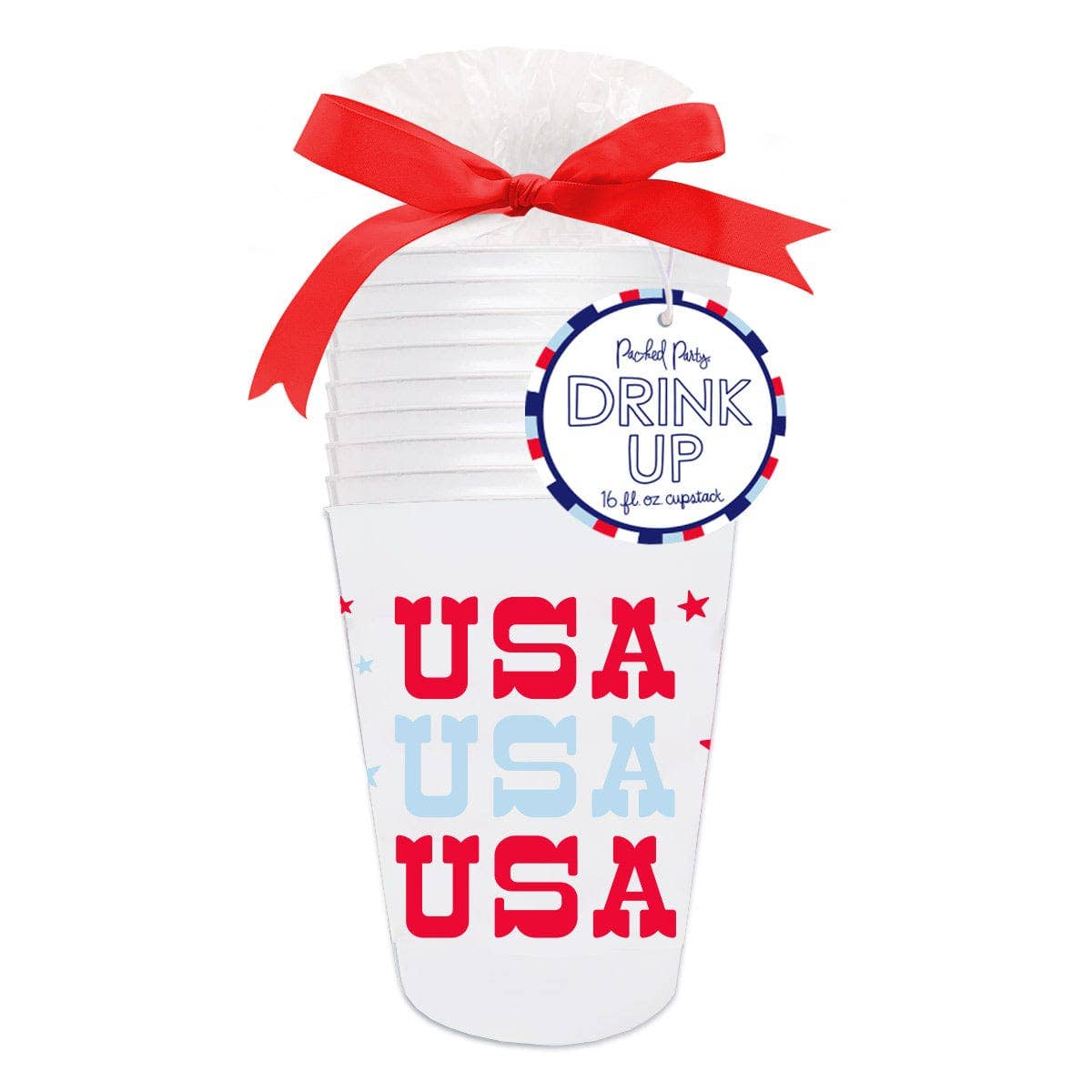 Shatterproof Cup Set: USA Party