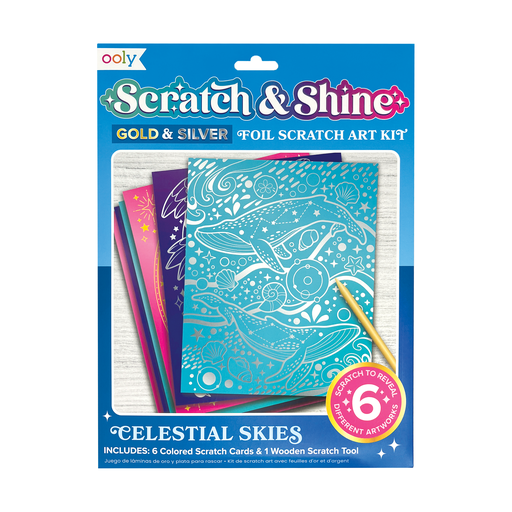 Scratch & Shine Scratch Cards: Celestial Skies