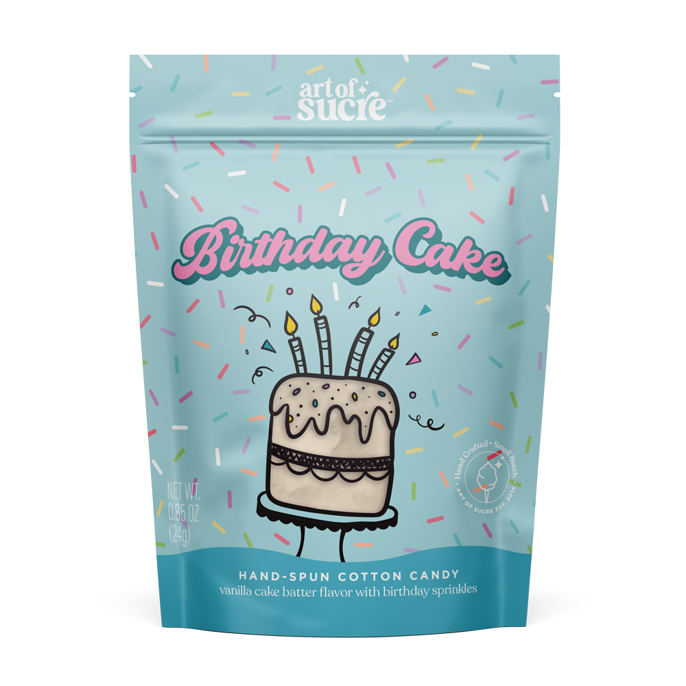 Birthday Cake Flavored Gourmet Cotton Candy