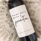 Bottle Labels: Pairs Well with a Promotion (Multiple Sizes)