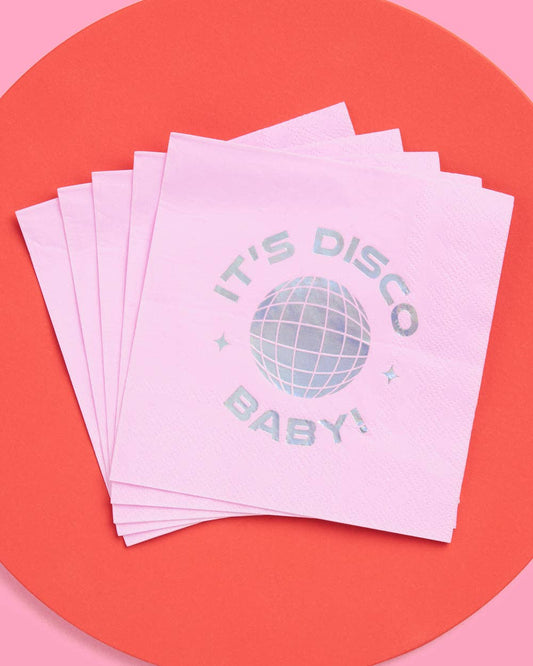 Cocktail Napkins: It's Disco Baby!