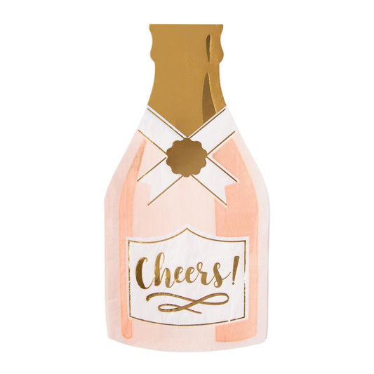 Shaped Napkins: Cheers Bottle