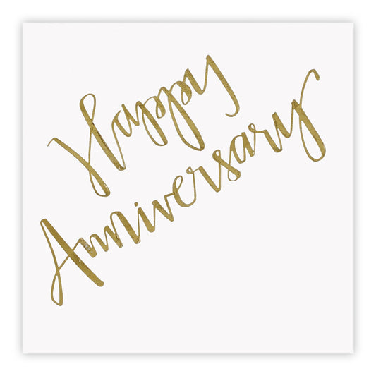 Beverage Napkins: Happy Anniversary