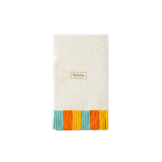 Guest Napkins: Harvest Scalloped and Fringed