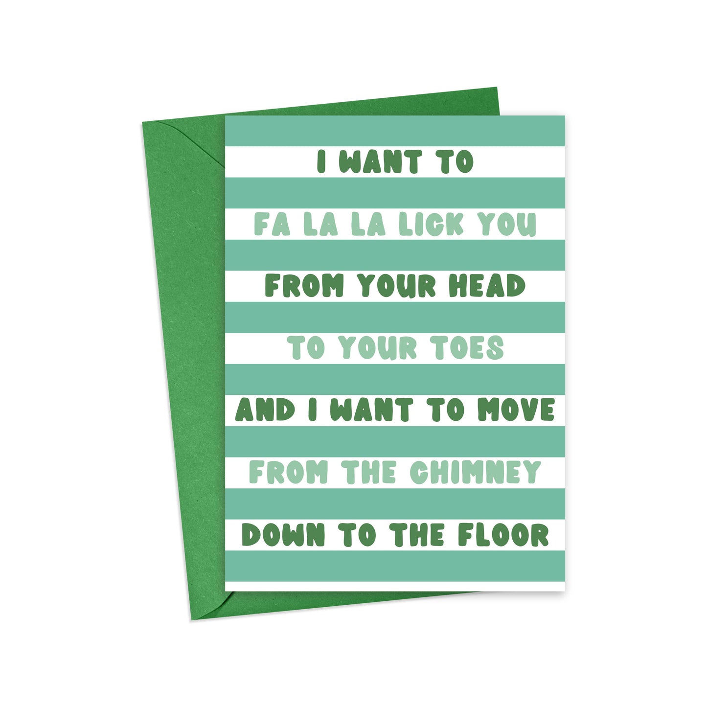 Greeting Card: Fa La La Ludacris Song