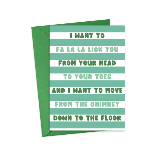 Greeting Card: Fa La La Ludacris Song
