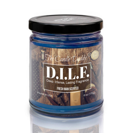 D.I.L.F. 6oz Jar Candle - Fresh Man Scent