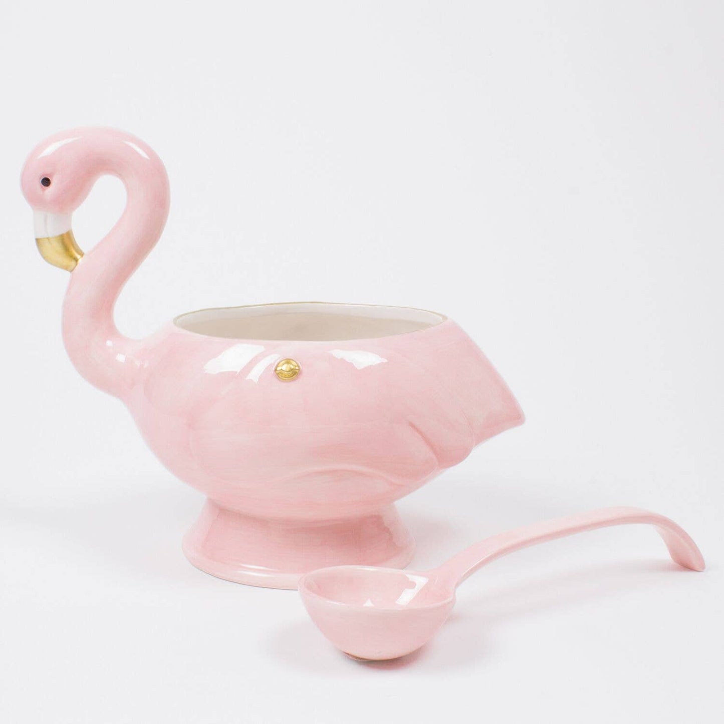 Punch Bowl & Ladle: Flamingo
