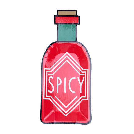 Canapé Plates: Spicy Bottle