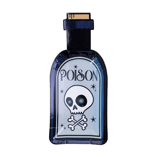 Canapé Plates: Poison Bottle