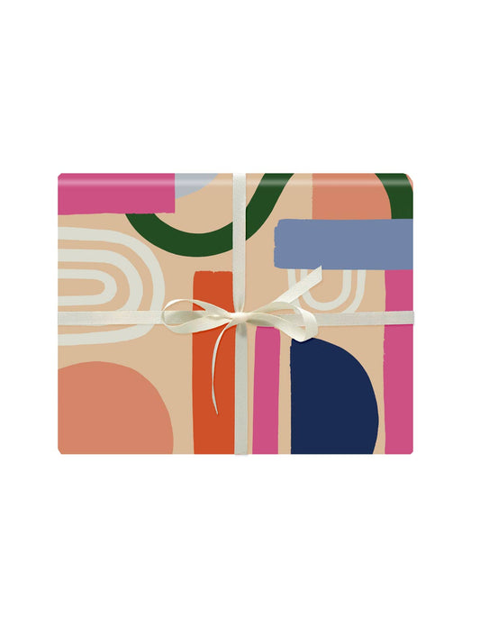 Idlewild Co. - Color Block Gift Wrap - Roll of 3