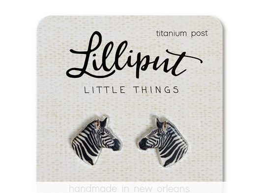 Hypoallergenic Earrings: Zebras
